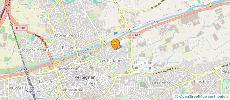 localisation de l'entreprise JARO à PERPIGNAN