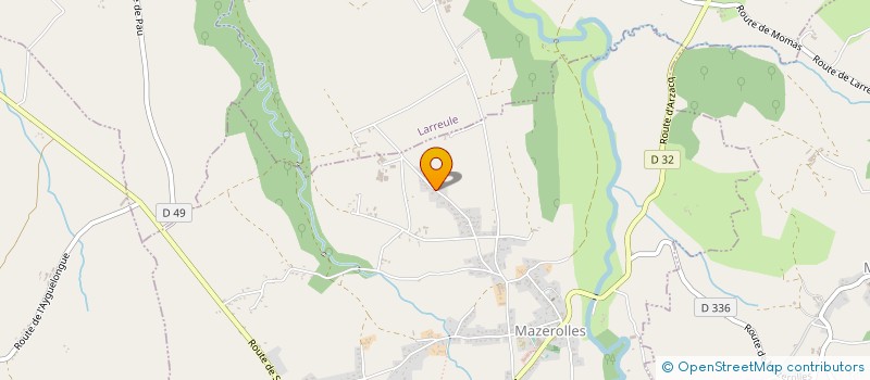 localisation de l'entreprise JARO  MAZEROLLES