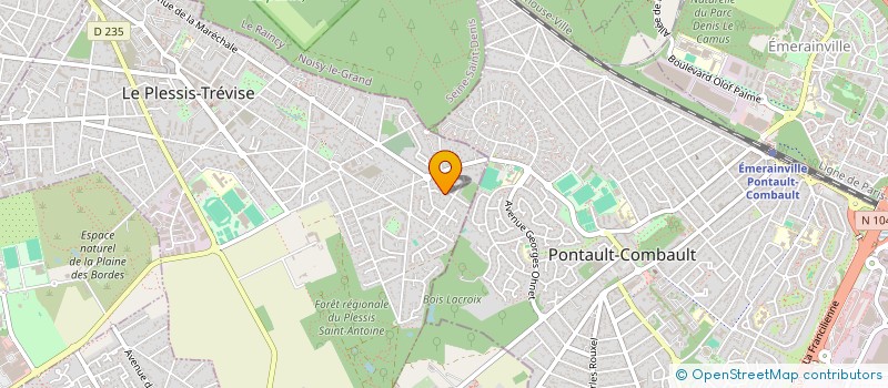 localisation de l'entreprise JAROD  LE PLESSIS-TREVISE