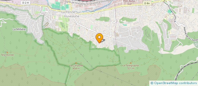 localisation de l'entreprise JAROD  LA PENNE-SUR-HUVEAUNE