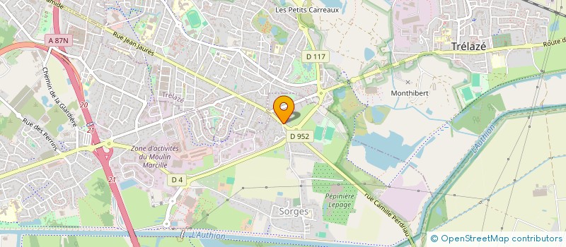 localisation de l'entreprise JAROLI  LES PONTS-DE-CE