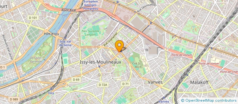 localisation de l'entreprise JAROUSSE à ISSY-LES-MOULINEAUX