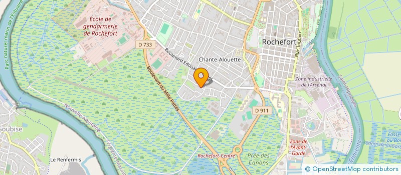 localisation de l'entreprise JARRAY  ROCHEFORT