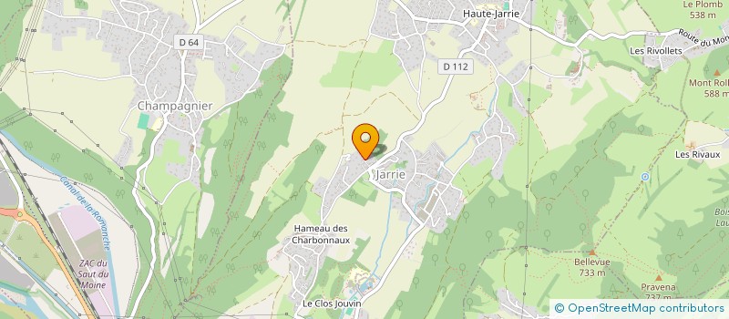localisation de l'entreprise JARRIE BOIS à JARRIE
