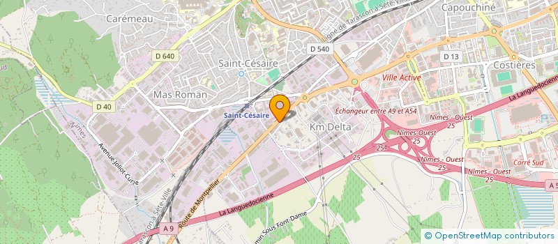 localisation de l'entreprise JARRIGE à NIMES