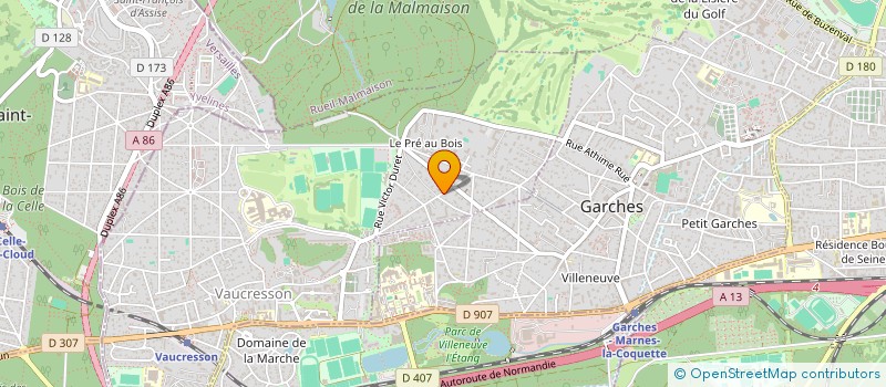localisation de l'entreprise JARRIVE à VAUCRESSON