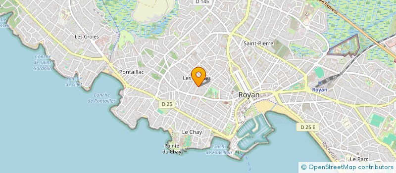 localisation de l'entreprise JARROIR à ROYAN
