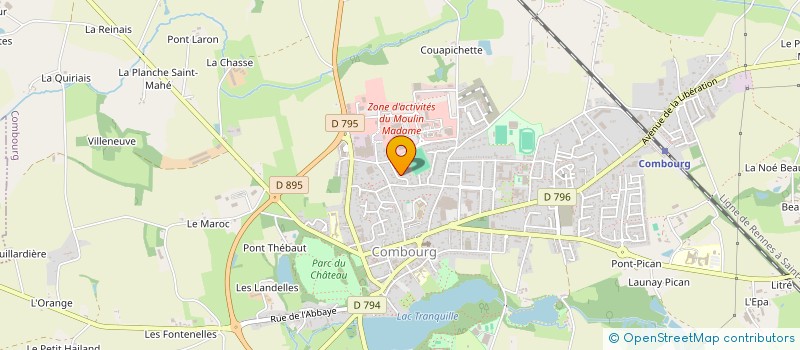 localisation de l'entreprise JARRY FAMILY  COMBOURG