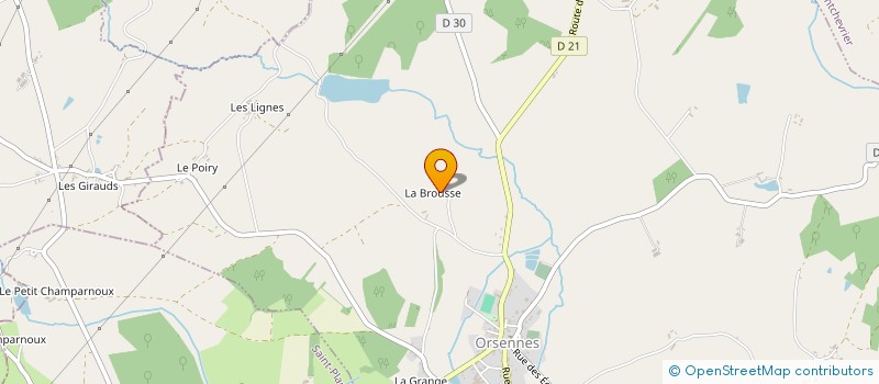 localisation de l'entreprise JARRY LAMARE ASSOCIES  ORSENNES