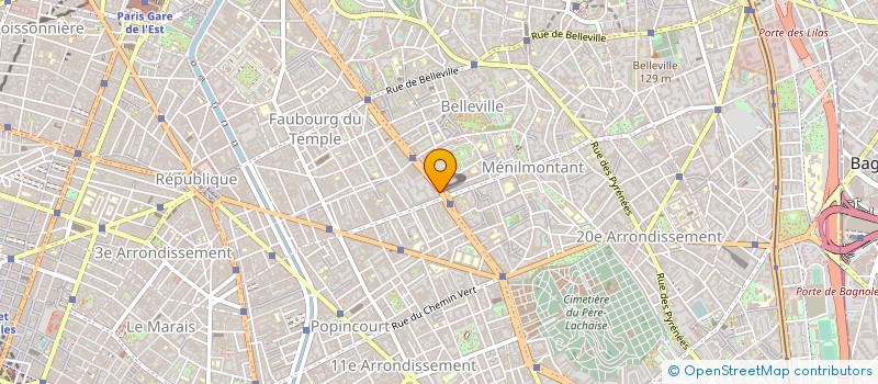 localisation de l'entreprise JARS PRODUCTION  PARIS