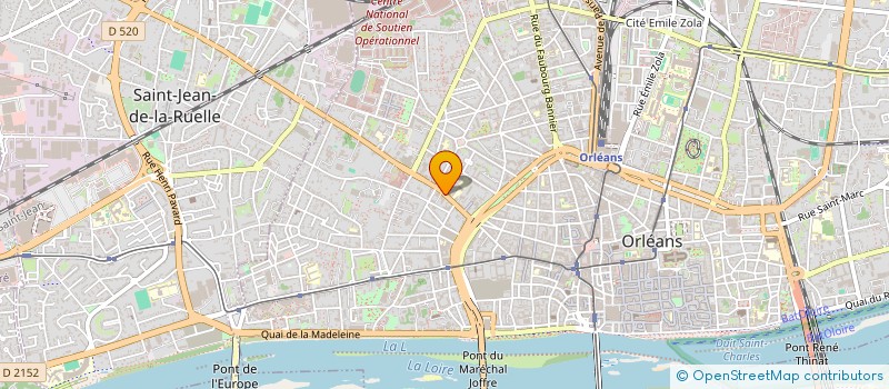 localisation de l'entreprise JARSDIS à ORLEANS