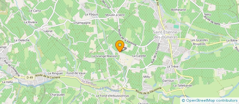 localisation de l'entreprise JARSTA  SAINT-ETIENNE-DES-OULLIERES