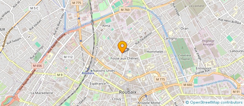 localisation de l'entreprise JARTAZI FRANCE SA à ROUBAIX