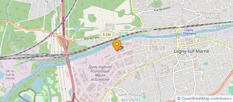 localisation de l'entreprise JARVIL à LAGNY-SUR-MARNE