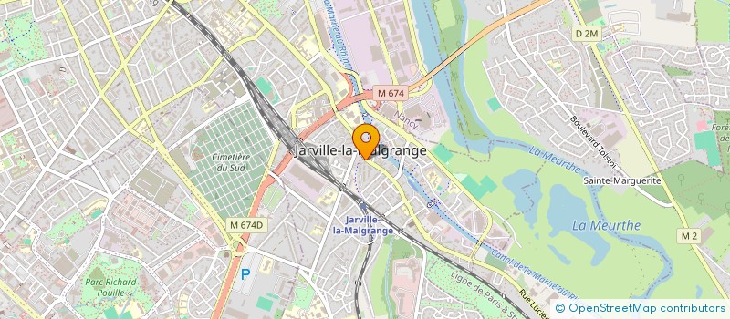localisation de l'entreprise JARVIL'AUTO à JARVILLE-LA-MALGRANGE