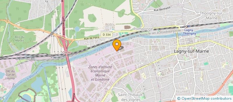 localisation de l'entreprise JARVIL HABITAT  LAGNY-SUR-MARNE