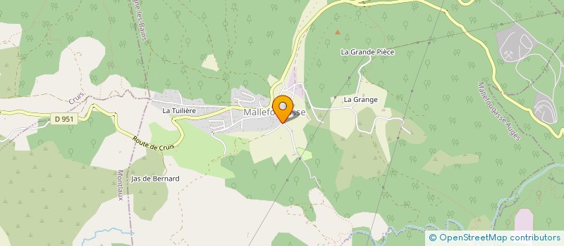 localisation de l'entreprise JAS DU SOLEIL  MALLEFOUGASSE-AUGES