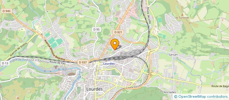 localisation de l'entreprise JAS ENTREPRISE  LOURDES