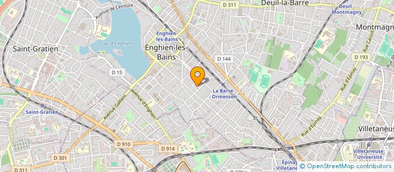 localisation de l'entreprise JAS GC à ENGHIEN-LES-BAINS