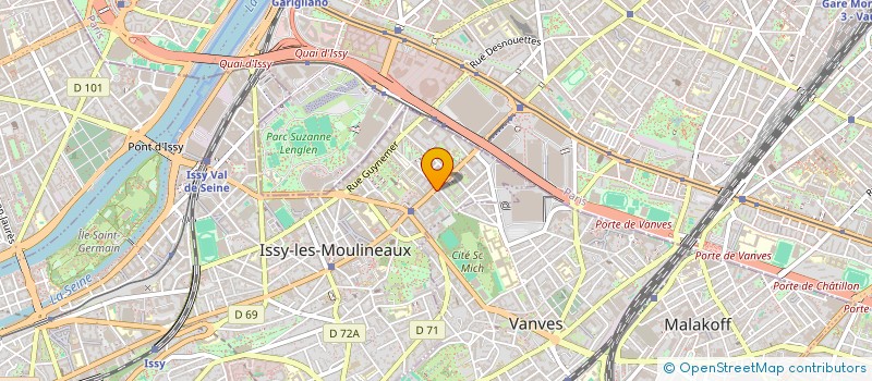 localisation de l'entreprise JAS OPTIQUE à ISSY-LES-MOULINEAUX