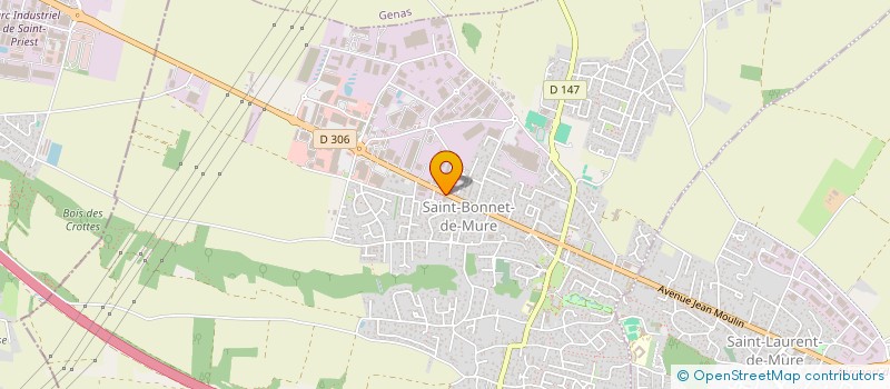 localisation de l'entreprise JAS SAINT BONNET  SAINT-BONNET-DE-MURE