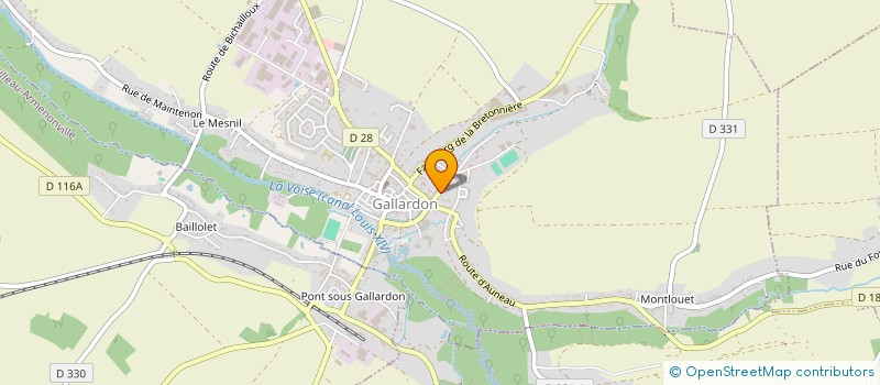 localisation de l'entreprise JASA à GALLARDON