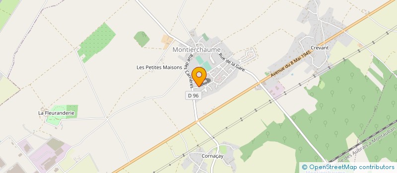 localisation de l'entreprise JASA à MONTIERCHAUME