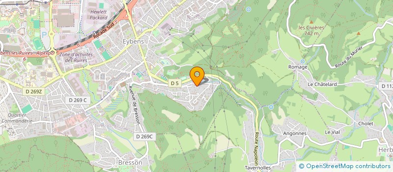 localisation de l'entreprise JASA à EYBENS