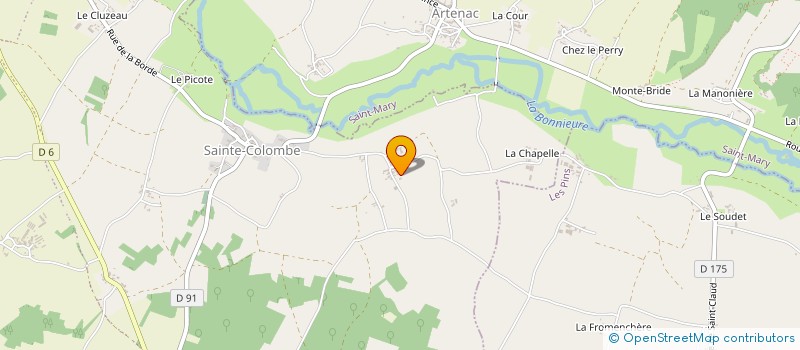 localisation de l'entreprise JASA CHAILLOUX à VAL-DE-BONNIEURE