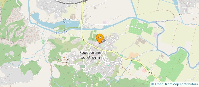 localisation de l'entreprise JASAE  ROQUEBRUNE-SUR-ARGENS