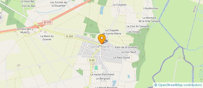 localisation de l'entreprise JASALENE à SAINTE-MARIE