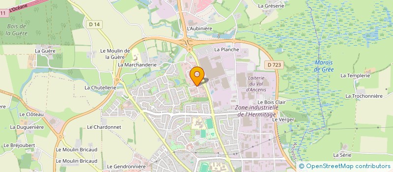 localisation de l'entreprise JASAN  ANCENIS-SAINT-GEREON