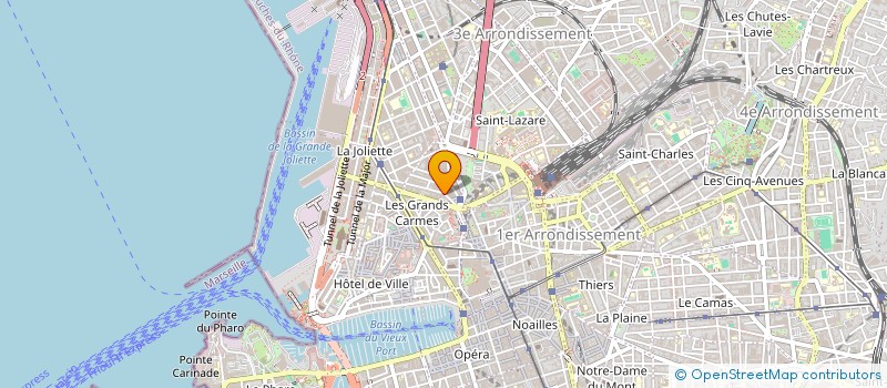 localisation de l'entreprise JASCAA (JEUNES, ART, SPORTS, CULTURE, ANIMATION, AVENIR) à MARSEILLE