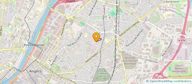 localisation de l'entreprise JASH à ANGERS
