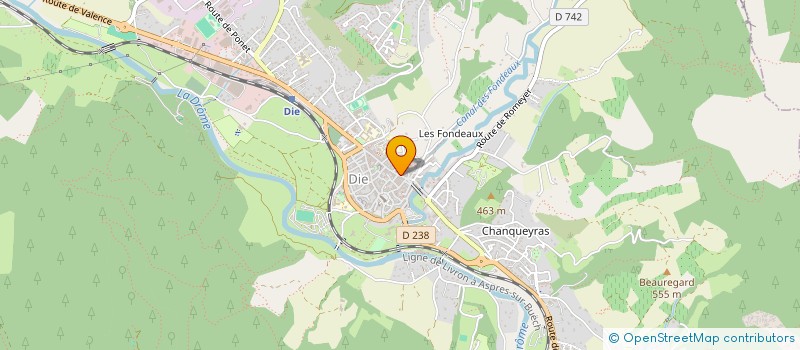 localisation de l'entreprise JASI à DIE