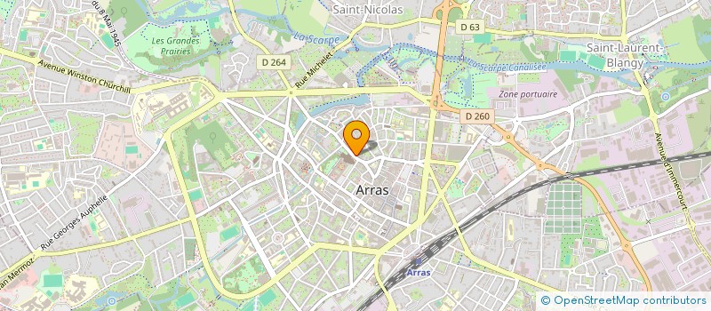 localisation de l'entreprise JASI à ARRAS