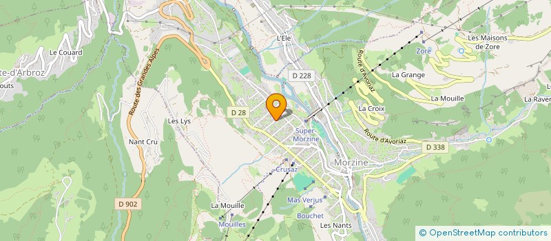 localisation de l'entreprise JASIENA à MORZINE