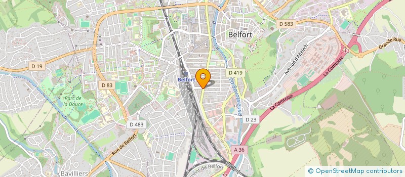 localisation de l'entreprise JASM'1 SARL à BELFORT
