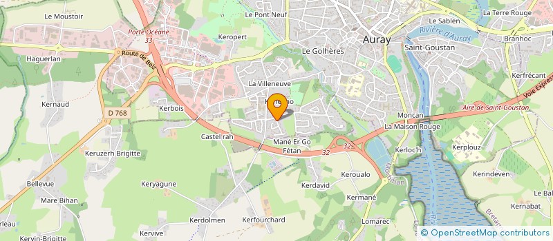 localisation de l'entreprise JASM DREAN à AURAY