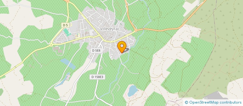 localisation de l'entreprise JASM INVESTISSEMENT  VILLEVEYRAC