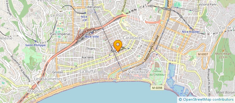 localisation de l'entreprise JASMAB GROUP à NICE