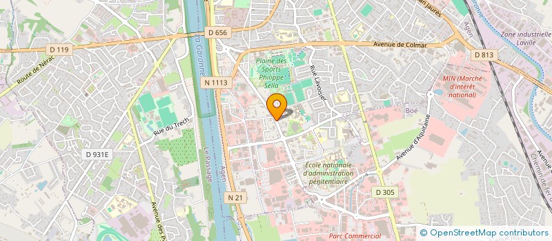 localisation de l'entreprise JASMIIN à AGEN