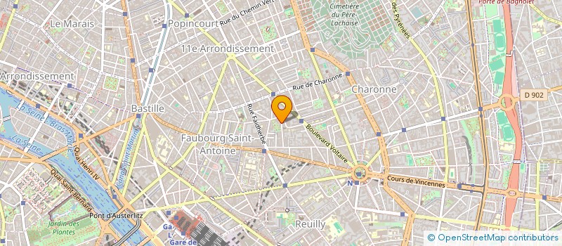 localisation de l'entreprise JASMIN 23 09 à PARIS