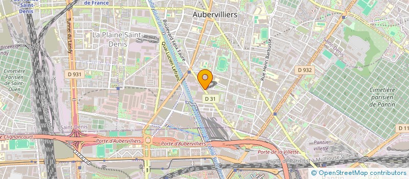 localisation de l'entreprise JASMIN  AUBERVILLIERS