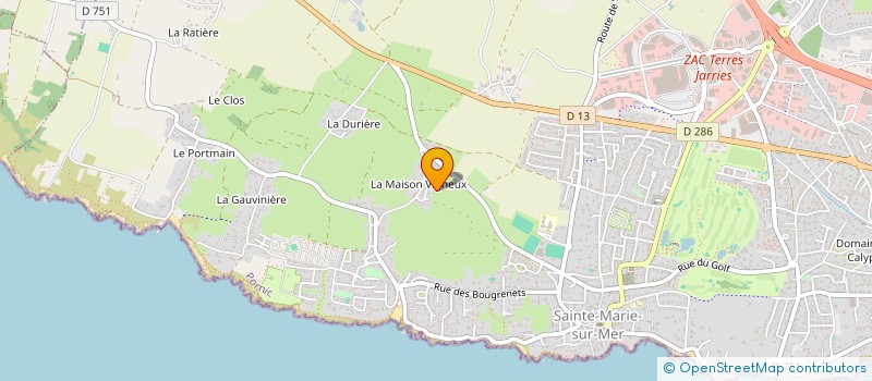 localisation de l'entreprise JASMIN  PORNIC