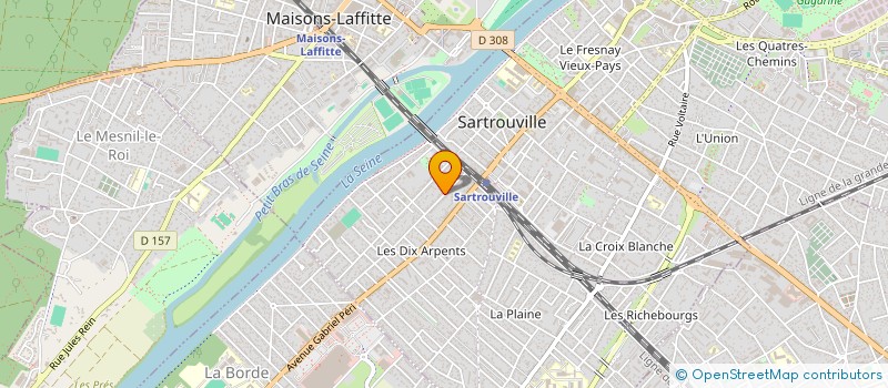 localisation de l'entreprise JASMIN à SARTROUVILLE