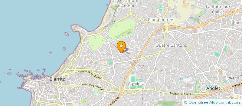 localisation de l'entreprise JASMIN  BIARRITZ