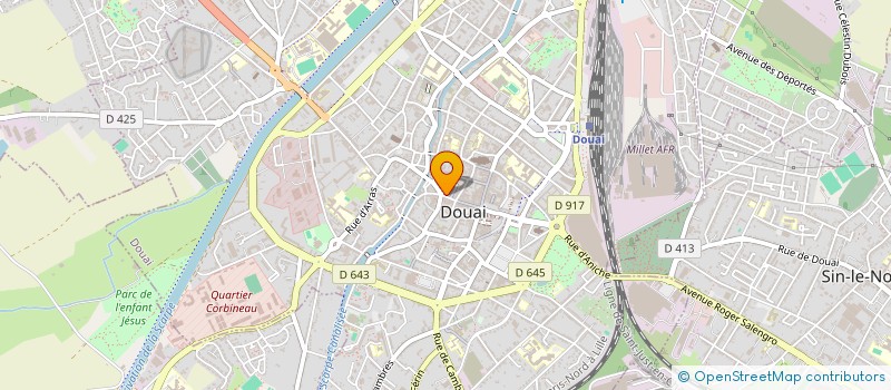 localisation de l'entreprise JASMIN à DOUAI