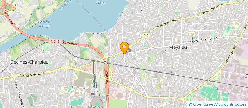 localisation de l'entreprise JASMIN  MEYZIEU