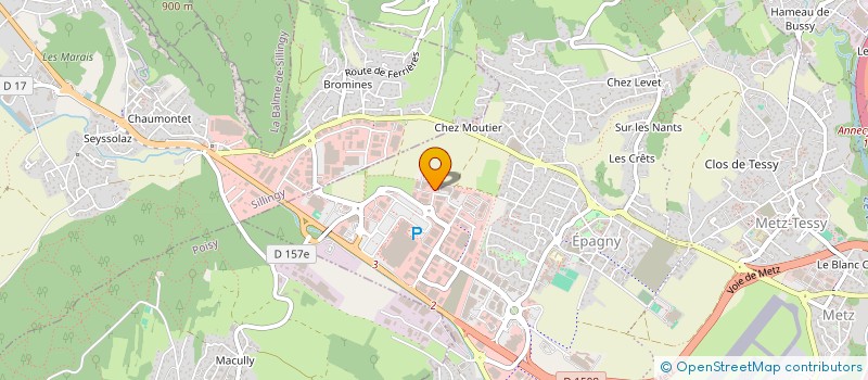 localisation de l'entreprise JASMIN  EPAGNY METZ-TESSY